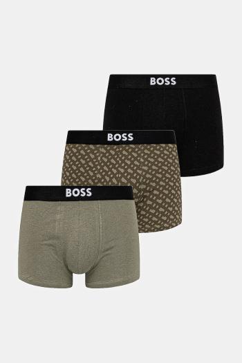 Boxerky BOSS 3-pak čierna farba, 50549832