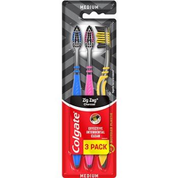 COLGATE ZIG ZAG charcoal 3 ks (8718951305212)