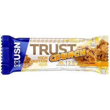 USN Trust Crunch, 60 g, biela čokoláda so sušienkou (6009544917007)