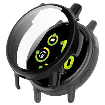 PC FULL COVER Plastový kryt so sklom pre Garmin Vivoactive 5 čierny