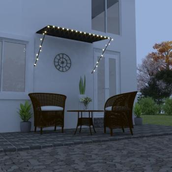 Zaťahovacia markíza s LED svetlom 250x150 cm Dekorhome