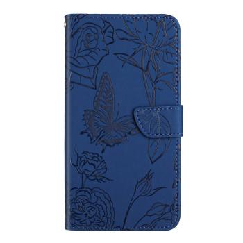 ART BLOSSOM Peňaženkový obal pre Motorola Moto G15 / Moto G15 Power modrý