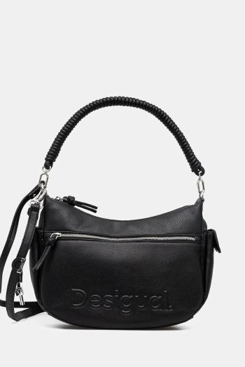 Kabelka Desigual HALF ASTANA BLACK čierna farba, 25SAXPBX