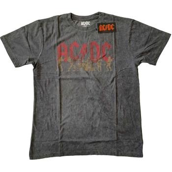 AC/DC tričko Vintage Silhouettes Šedá XL