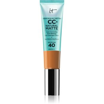 IT Cosmetics Your Skin But Better CC+ Natural Matte zmatňujúci make-up SPF 40 pre ženy Rich 32 ml