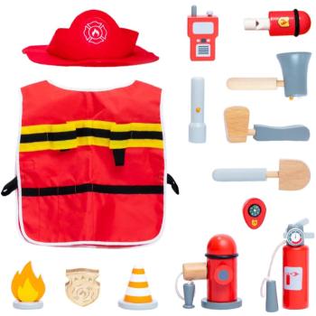UMU Toys Firefighter set aktivity hračka z dreva 3y+