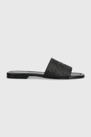 Šľapky Karl Lagerfeld BRIO dámske, čierna farba, KL85400