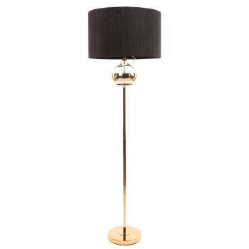 ArtFir Stojaca lampa CAROLINE 03 | čierna/zlatá 50 x 159 cm
