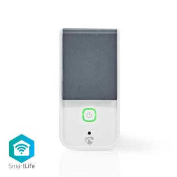 Nedis WIFIPO120EWT - SmartLife Chytrá Zásuvka | Wi-Fi | IP44 | Merač spotreby | 3680 W | Francúzsko / Typ E (CEE 7/6) | -30 - 40 °C |