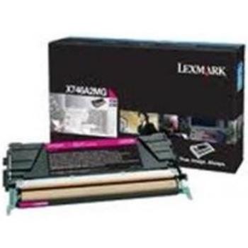 Lexmark X746A2MG purpurový (magenta) originálny toner