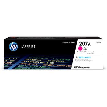 HP originál toner W2213A, magenta, 1250str., HP 207A, HP Color LaserJet Pro M255, MFP M282, M283, O, purpurová