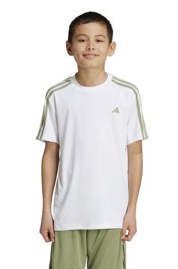 Dětské tričko adidas U TR-ES 3S T bílá barva, s aplikací, IW5903