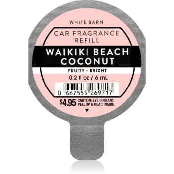 Bath & Body Works Waikiki Beach Coconut vôňa do auta náhradná náplň 6 ml