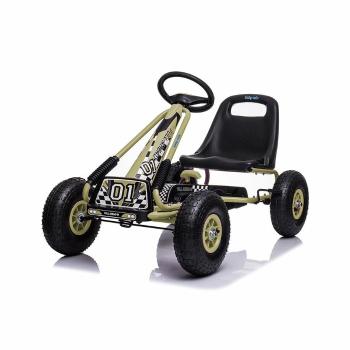 Baby Mix Detská šliapacia motokára Go-kart Razor, zelená 