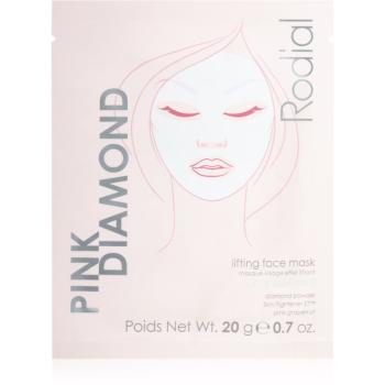 Rodial Pink Diamond Lifting Face Mask liftingová plátenná maska na tvár 4x1 ks