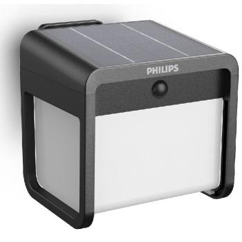 Philips Ezra UltraEfficient solárne LED svietidlo, senzor, čierna, 1,8 W, 250/25 lm, 3000 K