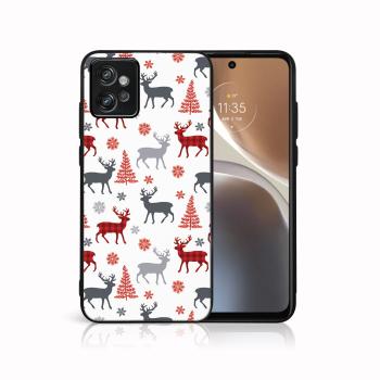 MY ART Kryt s vianočným dizajnom Motorola Moto G32 DEER (068)