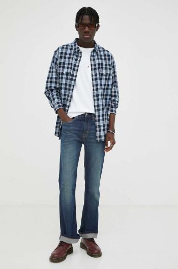 Rifle Levi's 527 SLIM BOOT CUT pánske, tmavomodrá farba