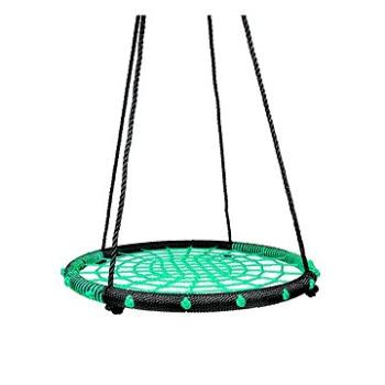 Teddies Hojdací kruh zelený 100 cm povrazový výplet (8592191100208)