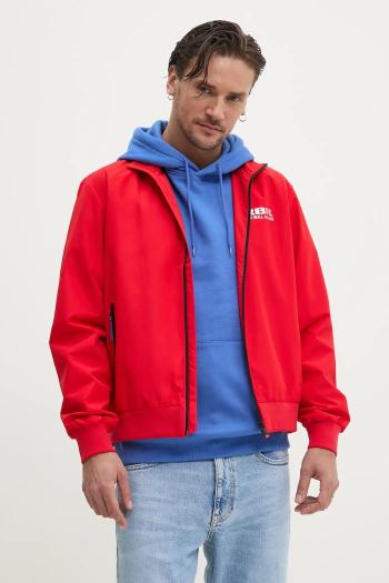 Bunda Red Bull Racing x Pepe Jeans MARINA WINDBREAKER červená farba, prechodná, RM400012