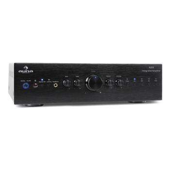 Stereo zosilňovač Auna CD708, AUX phono, čierny, 600 W