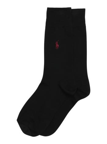Polo Ralph Lauren Zokni 'SIZED FLAT-CREW-2 PACK'  fekete