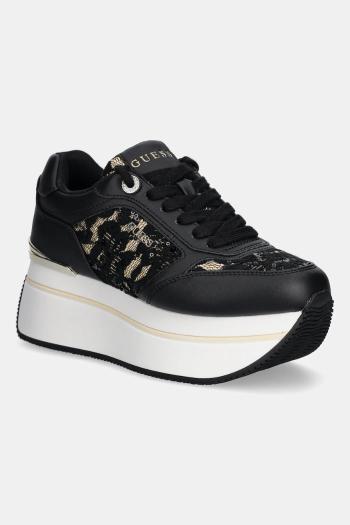 Tenisky Guess CAMRIO8 čierna farba, FLTCM8 ELE12