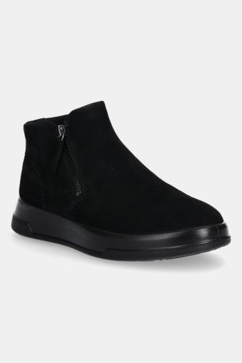 Členkové topánky Ecco Move Zip Bootie čierna farba, 223823-05001