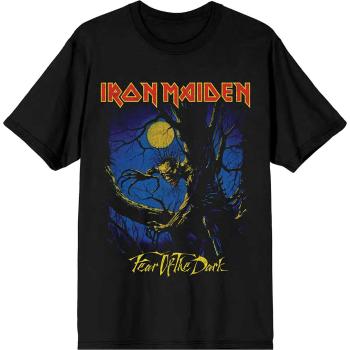 Iron Maiden tričko Fear of the Dark Moonlight Čierna S