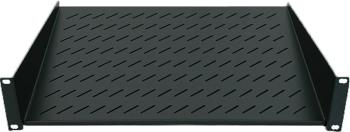 Intellinet polica do racku 19", Fixed Shelf, 1U, 150mm depth, Front mounting, max load 25kg, Black