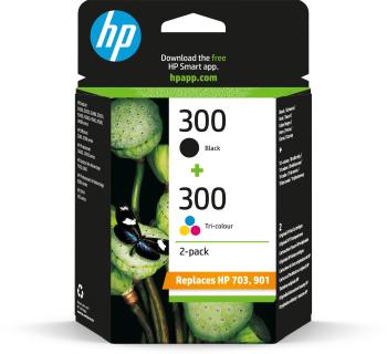 Tintapatron HP CN637EE sz. 300 combo pack