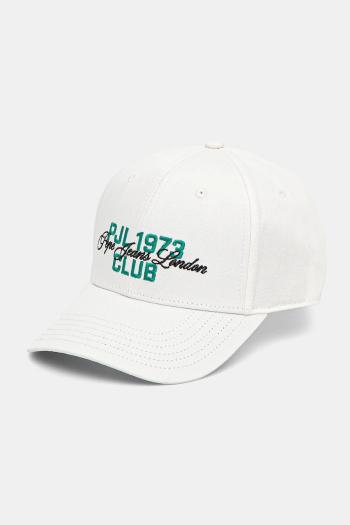 Bavlnená šiltovka Pepe Jeans TALBOT CAP biela farba, vzorovaná, PM040570