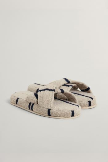 OTTHONI CIPŐ GANT STRIPE CROSS SLIPPERS S/M PUTTY