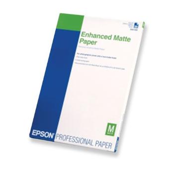 Epson Enhanced Matte Paper, bílá, 250, ks C13S041718, pro inkoustové tiskárny, 210x297mm (A4),