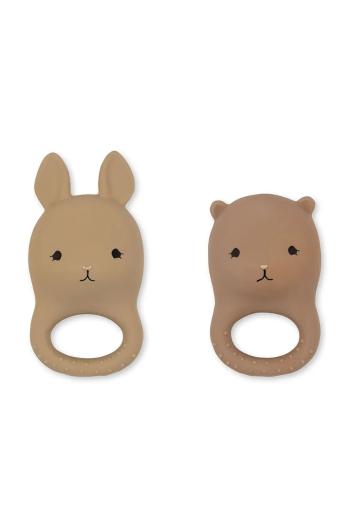 Detské hryzátka Konges Sløjd 2 PACK TEETHERS 2-pak KS3354