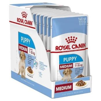 Royal Canin SHN WET MEDIUM PUPPY kapsičky pre šteňatá 10 x 140g