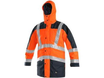 Výstražná bunda CXS LONDON, 5v1, pánska, oranžovo-modrá, veľ. S