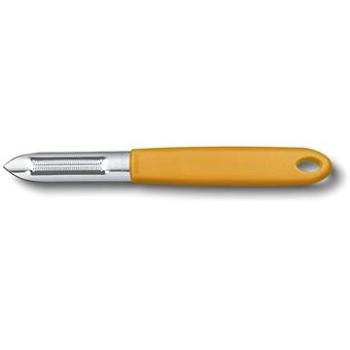Victorinox škrabka na zemiaky s dvojitým vrúbkovaným ostrím oranžová (7.6077.9)