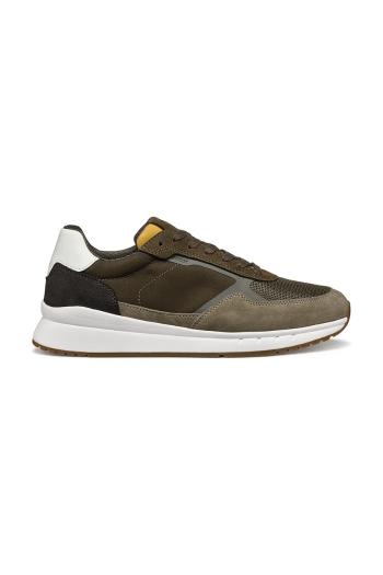 Tenisky Geox U BRANTHON pánske, zelená farba, U55LCA 02211 C3064