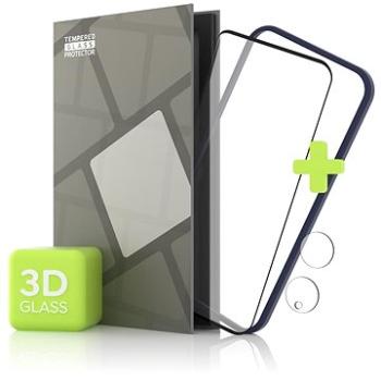 Tempered Glass Protector rámčekové na Huawei nova 9, 3D Glass + sklo na kameru (TGR-HN9-BL)
