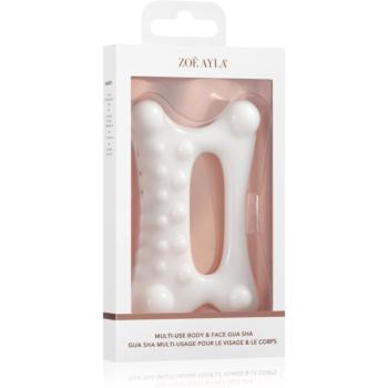 Zoë Ayla Multi-Use Body & Face Gua Sha masážna pomôcka na tvár a telo 1 ks