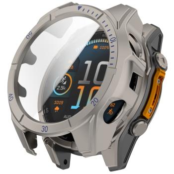 LUNET FULL COVER Plastový kryt so sklom pre Garmin Fenix 8 AMOLED 51mm TITANIUM BLUE