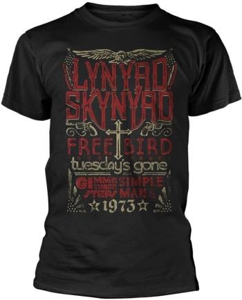 Lynyrd Skynyrd Tričko Free Bird 1973 Hits Unisex Black XL