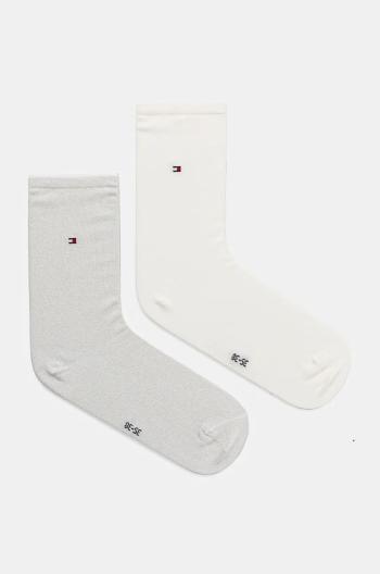 Ponožky Tommy Hilfiger dámske, biela farba