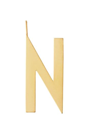 Strieborný pozlátený prívesok Design Letters 90201001N