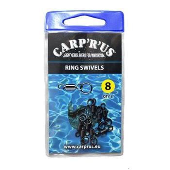 Carp´R´Us Ring Swivel Veľkosť 8 8 ks (8592400978352)