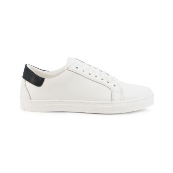 Duca Di Morrone  Brando - Leather White  Módne tenisky Biela