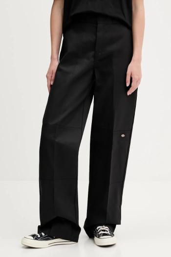 Nohavice Dickies čierna farba, široké, vysoký pás, DK0DW283BLK1