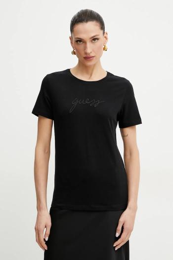 Tričko Guess dámske, čierna farba, O5GI02 KBBU1