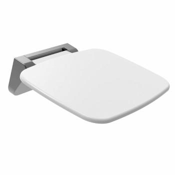 Scaun de duș pliabil POLYSAN CW1110W Saap 35 x32,8 cm, alb